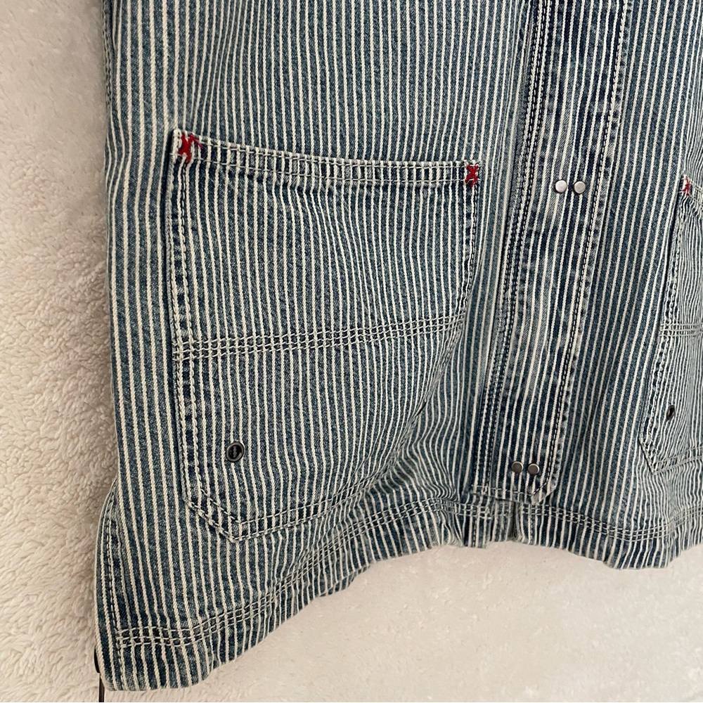 Mod Ref Striped Denim Jacket - image 8